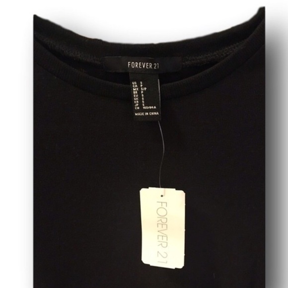 Black Ruffle Tee - Picture 3 of 3